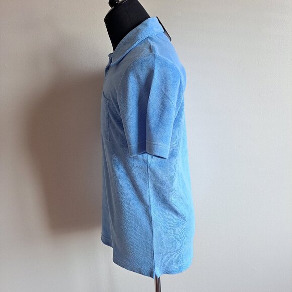 NEW Impulso Italian Light Blue Polo Shirt Size M - Picture 6 of 15